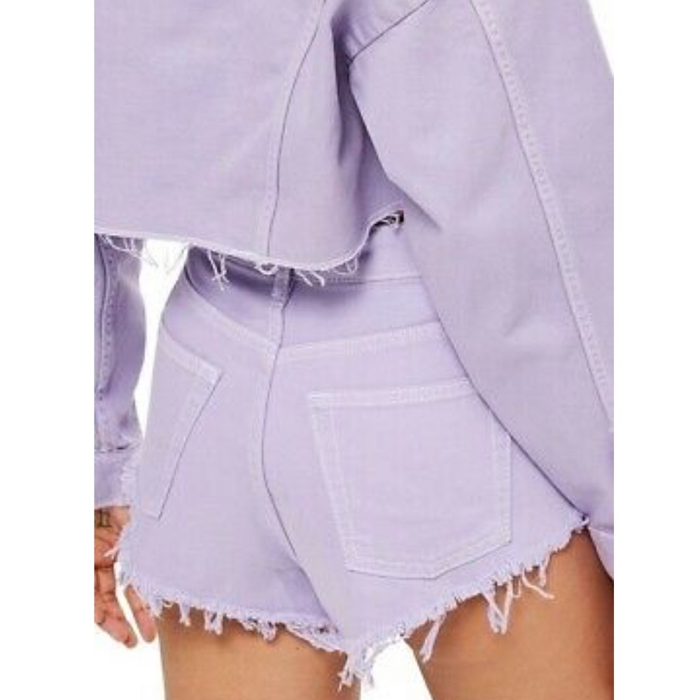 TOPSHOP Kiri Authentic High Waisted Super Shorts